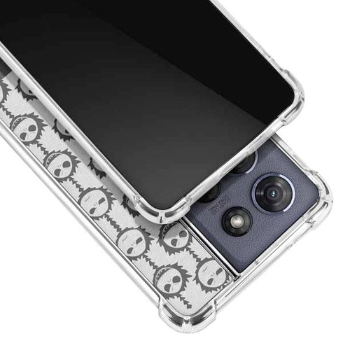 Disney The Nightmare Before Christmas Jack Skellington Face Expressions pattern Moto G 5G (2025) Clear Case