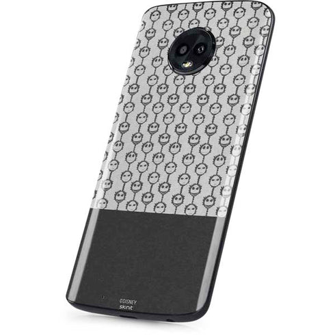 Disney The Nightmare Before Christmas Jack Skellington Face Expressions pattern Moto G6 Skin
