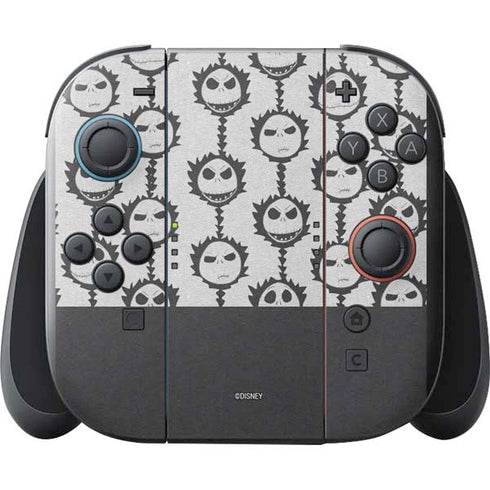 Disney The Nightmare Before Christmas Jack Skellington Face Expressions pattern Nintendo Switch 2 (2025) with Joy-Con Skin