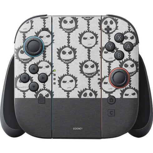 Disney The Nightmare Before Christmas Jack Skellington Face Expressions pattern Nintendo Skins