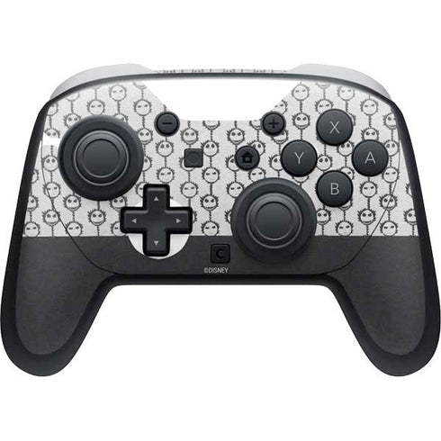 Disney The Nightmare Before Christmas Jack Skellington Face Expressions pattern Nintendo Switch 2 (2025) Pro Controller Skin