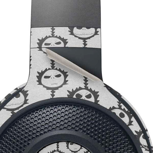 Disney The Nightmare Before Christmas Jack Skellington Face Expressions pattern Razer Kraken X Skin