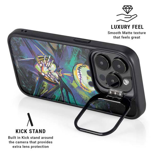 Disney The Nightmare Before Christmas Jack Skellington Art iPhone 14 Pro Max Kickstand Case