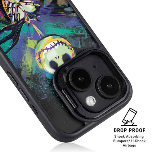 Disney The Nightmare Before Christmas Jack Skellington Art iPhone 15 Kickstand Case