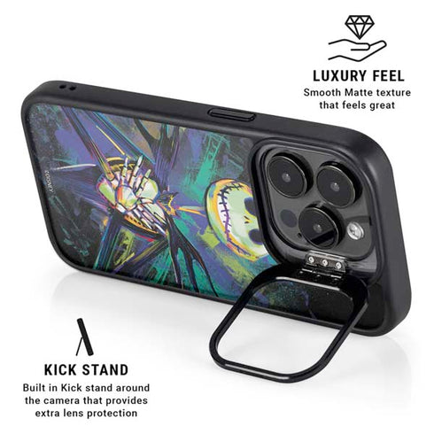 Disney The Nightmare Before Christmas Jack Skellington Art iPhone 15 Pro Max Kickstand Case