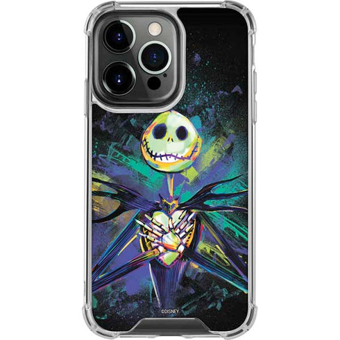Disney The Nightmare Before Christmas Jack Skellington Art iPhone 16 Pro Clear Case