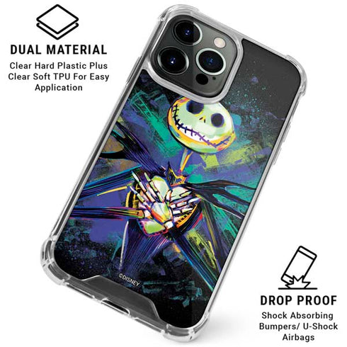 Disney The Nightmare Before Christmas Jack Skellington Art iPhone 16 Pro Clear Case