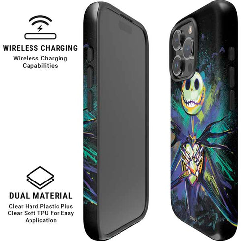 Disney The Nightmare Before Christmas Jack Skellington Art iPhone 16 Pro Magsafe Impact Case