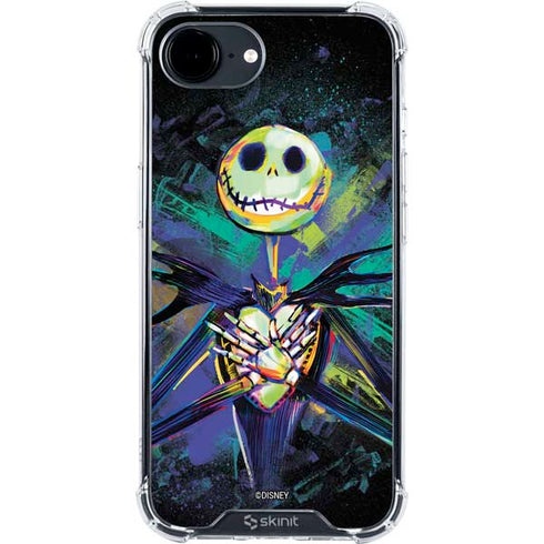 Disney The Nightmare Before Christmas Jack Skellington Art iPhone 16e Clear Case
