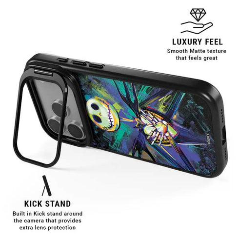 Disney The Nightmare Before Christmas Jack Skellington Art iPhone 17 Pro Kickstand Case