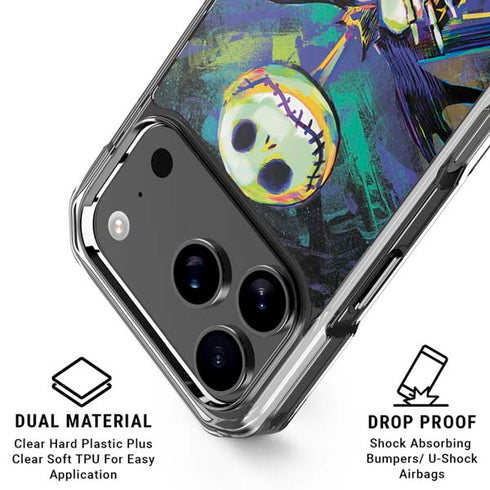 Disney The Nightmare Before Christmas Jack Skellington Art iPhone 17 Pro Max Clear Case