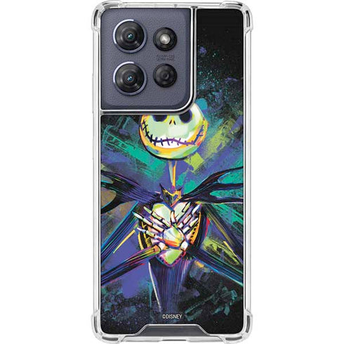 Disney The Nightmare Before Christmas Jack Skellington Art Moto G Stylus 5G (2025) Clear Case