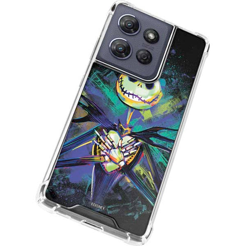Disney The Nightmare Before Christmas Jack Skellington Art Moto G Stylus 5G (2025) Clear Case