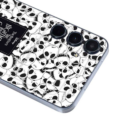 Disney The Nightmare Before Christmas Jack Skellington Pattern Galaxy A55 5G Skin