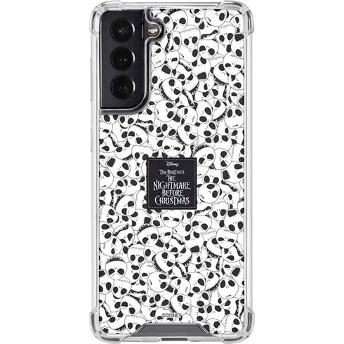 Disney The Nightmare Before Christmas Jack Skellington Pattern Galaxy S22 Clear Case