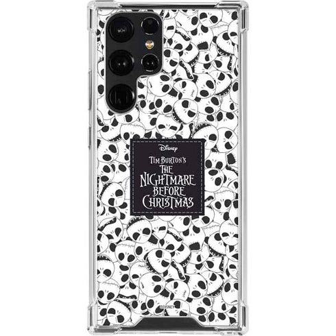 Disney The Nightmare Before Christmas Jack Skellington Pattern Galaxy S23 Ultra Clear Case