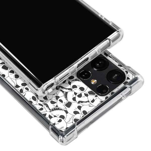 Disney The Nightmare Before Christmas Jack Skellington Pattern Galaxy S23 Ultra Clear Case
