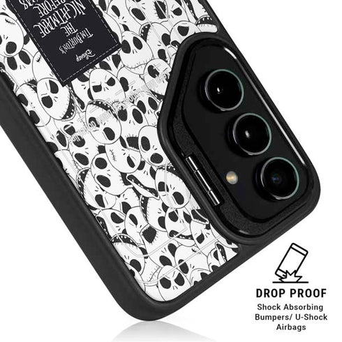 Disney The Nightmare Before Christmas Jack Skellington Pattern Galaxy S24 Kickstand Case