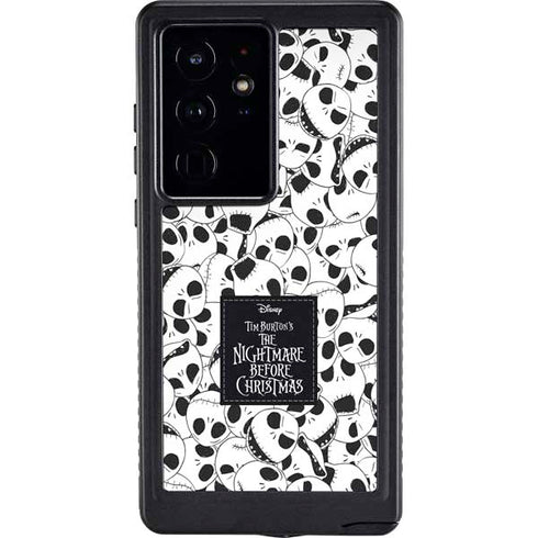 Disney The Nightmare Before Christmas Jack Skellington Pattern Galaxy S24 Ultra Waterproof Case