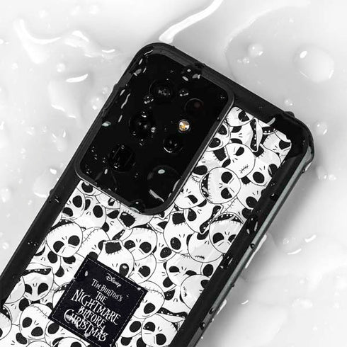 Disney The Nightmare Before Christmas Jack Skellington Pattern Galaxy S24 Ultra Waterproof Case