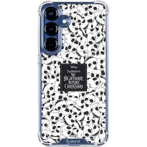 Disney The Nightmare Before Christmas Jack Skellington Pattern Galaxy S25 Clear Case