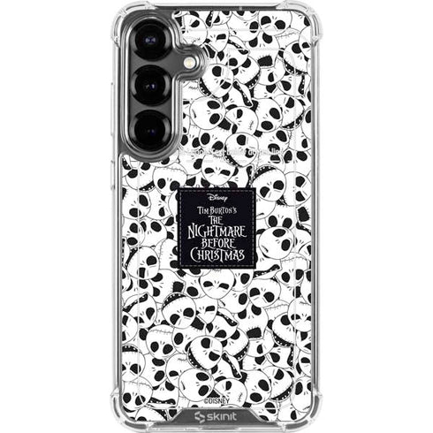 Disney The Nightmare Before Christmas Jack Skellington Pattern Galaxy S26 Clear Case