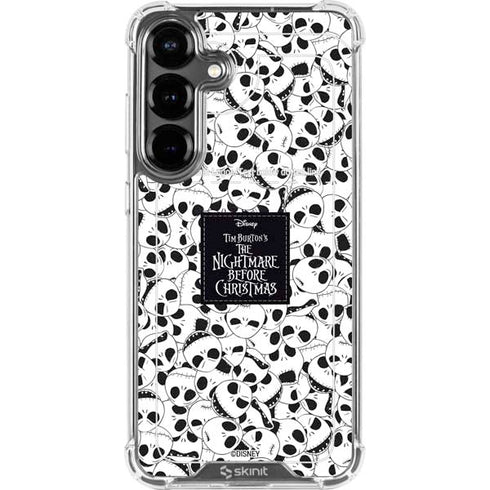 Disney The Nightmare Before Christmas Jack Skellington Pattern Galaxy S26 Plus Clear Case