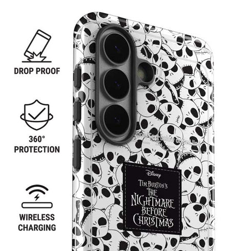 Disney The Nightmare Before Christmas Jack Skellington Pattern Galaxy S26 Plus Impact Case