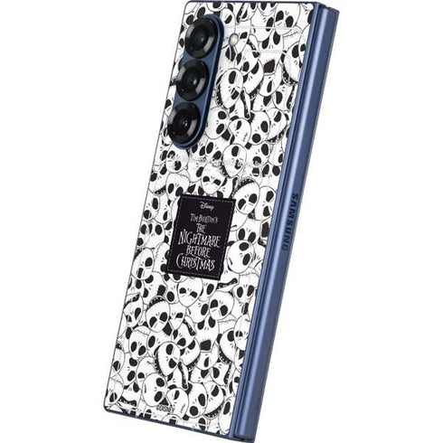 Disney The Nightmare Before Christmas Jack Skellington Pattern Galaxy Z Fold6 Skin