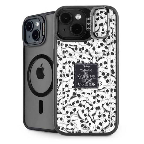 Disney The Nightmare Before Christmas Jack Skellington Pattern iPhone 15 Plus Kickstand Case