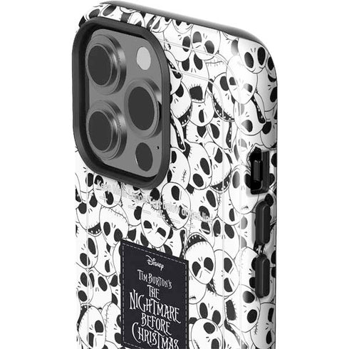 Disney The Nightmare Before Christmas Jack Skellington Pattern iPhone 15 Pro Impact Case
