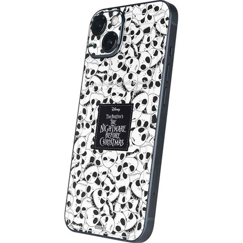 Disney The Nightmare Before Christmas Jack Skellington Pattern iPhone 15 Skin