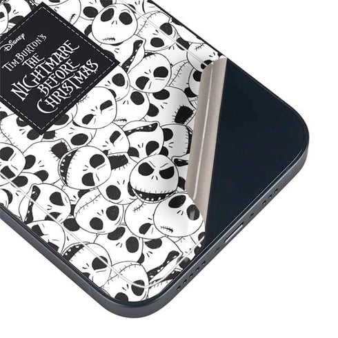 Disney The Nightmare Before Christmas Jack Skellington Pattern iPhone 15 Skin