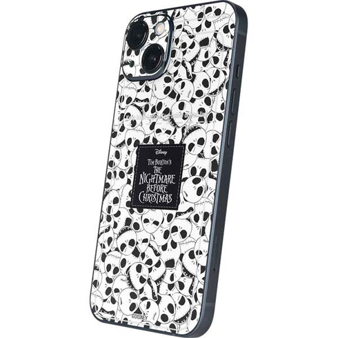 Disney The Nightmare Before Christmas Jack Skellington Pattern iPhone 15 Skin
