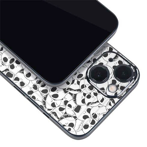 Disney The Nightmare Before Christmas Jack Skellington Pattern iPhone 15 Skin