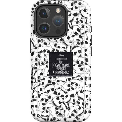 Disney The Nightmare Before Christmas Jack Skellington Pattern iPhone 16 Pro Magsafe Impact Case
