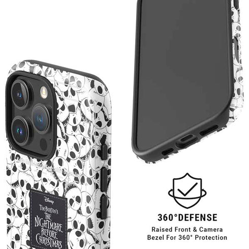 Disney The Nightmare Before Christmas Jack Skellington Pattern iPhone 16 Pro Magsafe Impact Case