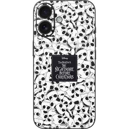 Disney The Nightmare Before Christmas Jack Skellington Pattern iPhone 16 Skin