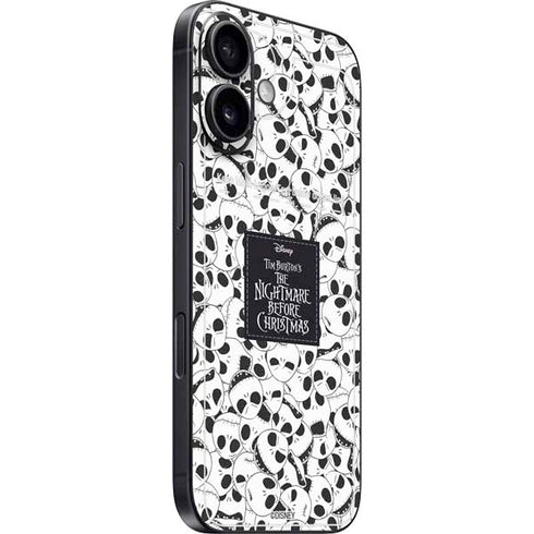 Disney The Nightmare Before Christmas Jack Skellington Pattern iPhone 16 Skin
