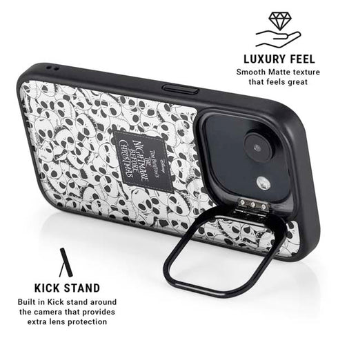 Disney The Nightmare Before Christmas Jack Skellington Pattern iPhone 16e Kickstand Case