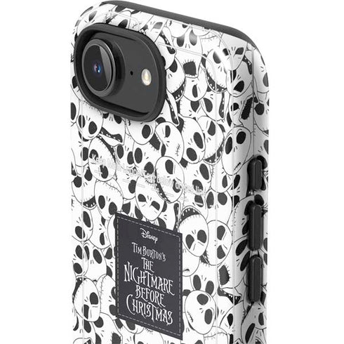Disney The Nightmare Before Christmas Jack Skellington Pattern iPhone 16e Impact Case
