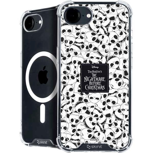 Disney The Nightmare Before Christmas Jack Skellington Pattern iPhone 16e MagSafe Case