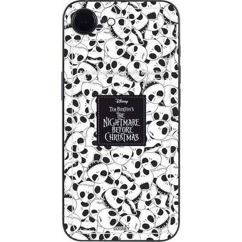 Disney The Nightmare Before Christmas Jack Skellington Pattern iPhone 16e Skin