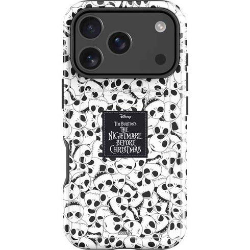 Disney The Nightmare Before Christmas Jack Skellington Pattern iPhone 18 Pro Impact Case