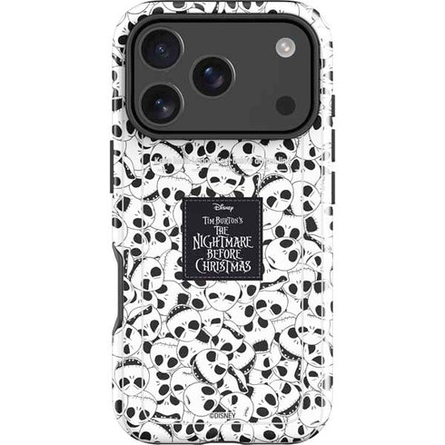 Disney The Nightmare Before Christmas Jack Skellington Pattern iPhone 18 Pro Max Impact Case