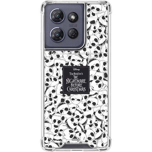 Disney The Nightmare Before Christmas Jack Skellington Pattern Moto G Play 5G (2025) Clear Case