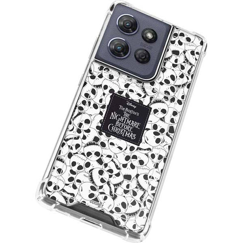 Disney The Nightmare Before Christmas Jack Skellington Pattern Moto G Play 5G (2025) Clear Case