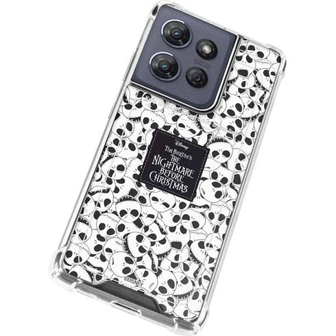 Disney The Nightmare Before Christmas Jack Skellington Pattern Moto G Stylus 5G (2025) Clear Case