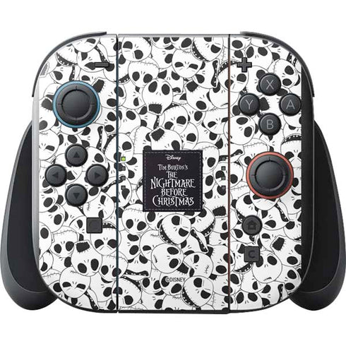 Disney The Nightmare Before Christmas Jack Skellington Pattern Nintendo Switch 2 (2025) with Joy-Con Skin