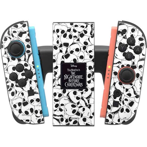 Disney The Nightmare Before Christmas Jack Skellington Pattern Nintendo Switch 2 (2025) Joy-Con Controller Skin